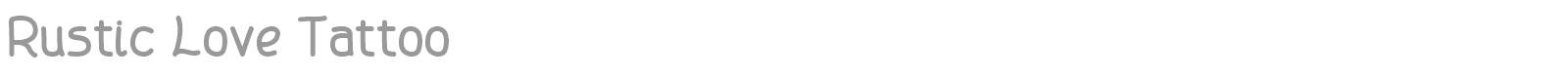 Rustic Love Tattoo font preview